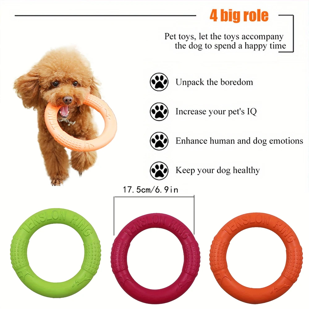 Dog Training Toys Outdoor Spor - Flying Disc Dog Training Toy 评论和价格