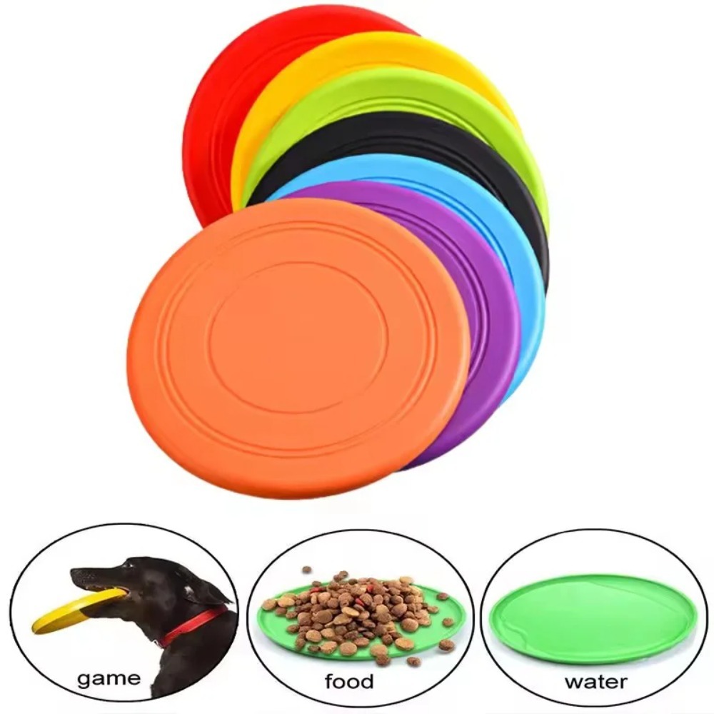 Dog Flying Disc TPR Pet Toy In - Flying Disc Dog Training Toy 评论和价格
