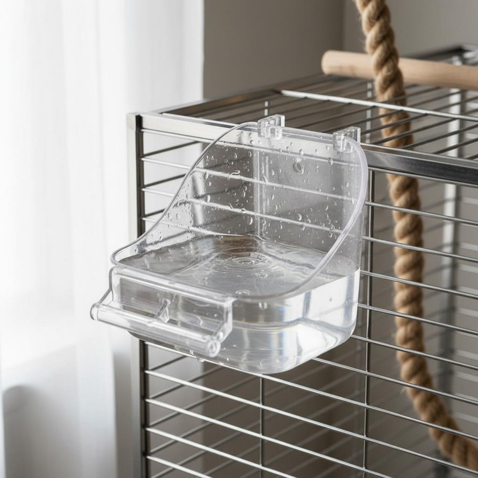 Bird Food Bowl Removable Enclo - Pet Feeders 评论和价格
