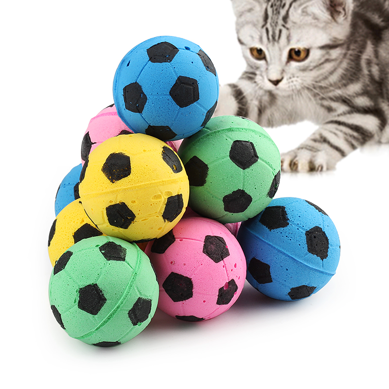 10pcs Colorful Ball Cat Toy Pe - Indestructible Dog Chew Toy 评论和价格