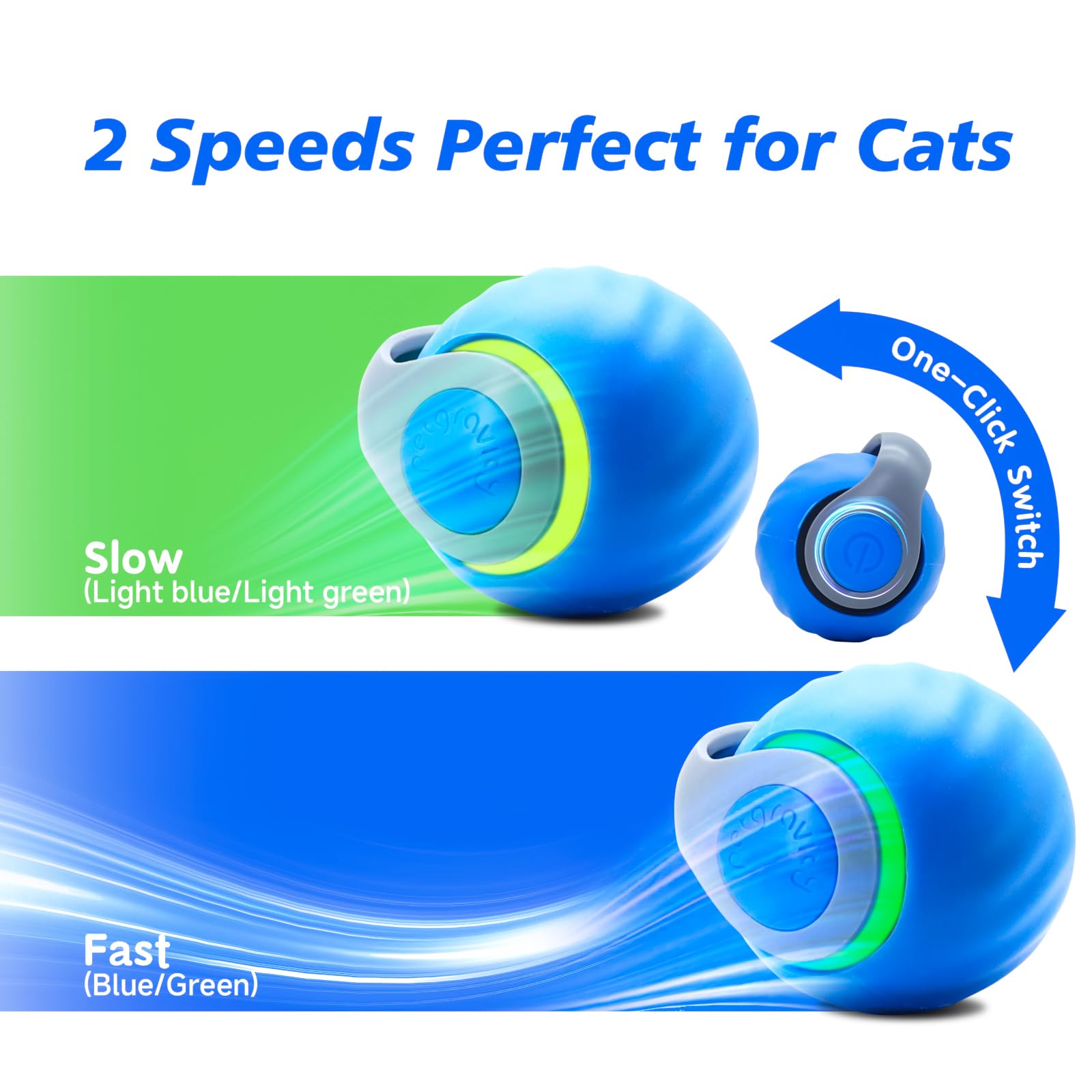 Cat Interactive Ball Toys Auto - Automatic Moving Dog Ball 评论和价格