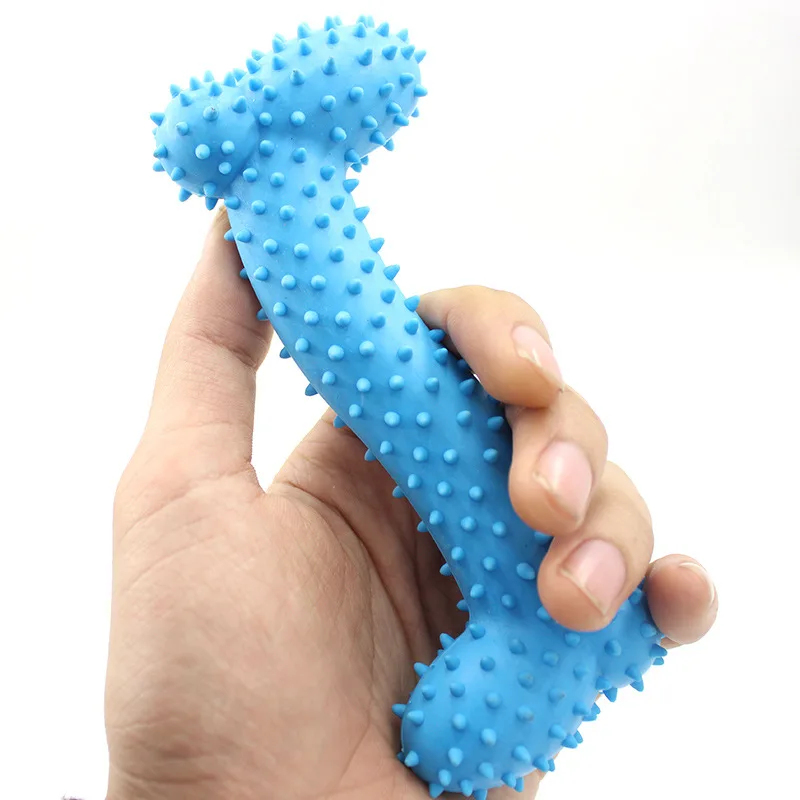 Durable Pet TPR Solid Rubber B - Teeth Cleaning Dog Chew Bone 评论和价格