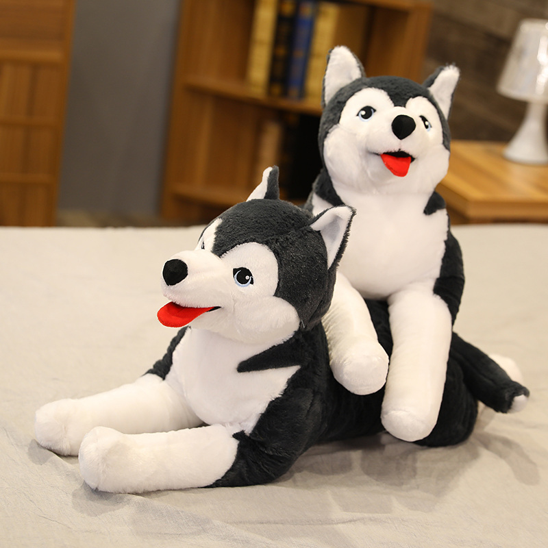 70cm Naughty Red Tongue Husky  - Dog Toys 评论和价格