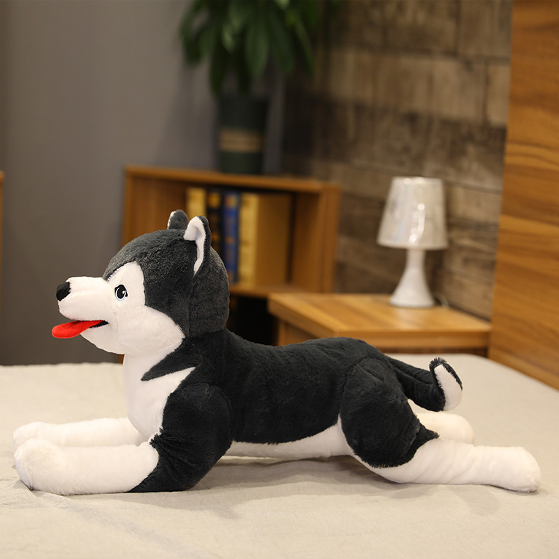 70cm Naughty Red Tongue Husky  - Dog Toys 评论和价格