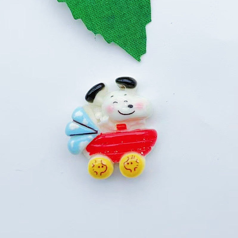 12pcs resin cartoon dog pendan - Dog Toys 评论和价格