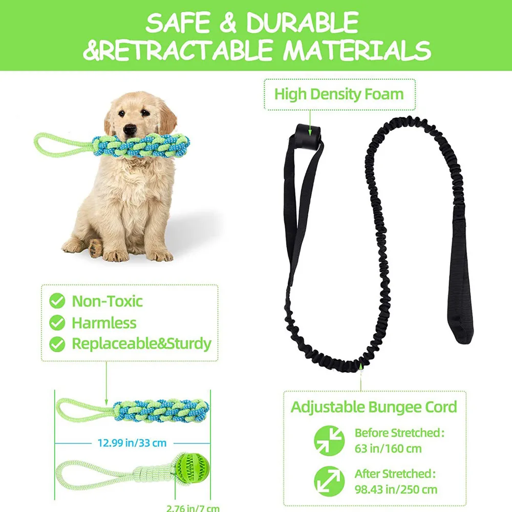 Interactive Dog Toy Tug of War - Suction Cup Dog Tug Toy 评论和价格