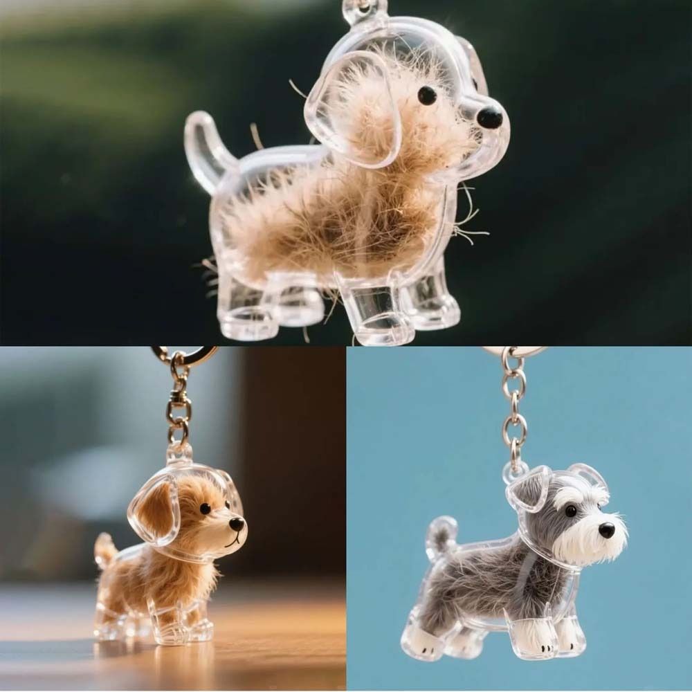 Dog Shape Dog Hair Storage Box - Pet Grooming 评论和价格
