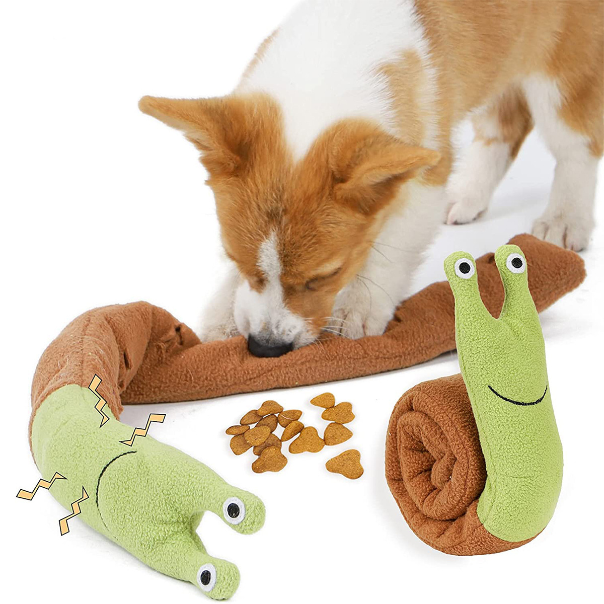 Dog Cat Snail Sniffing Puzzle  - Dog Puzzle Feeder Toy 评论和价格
