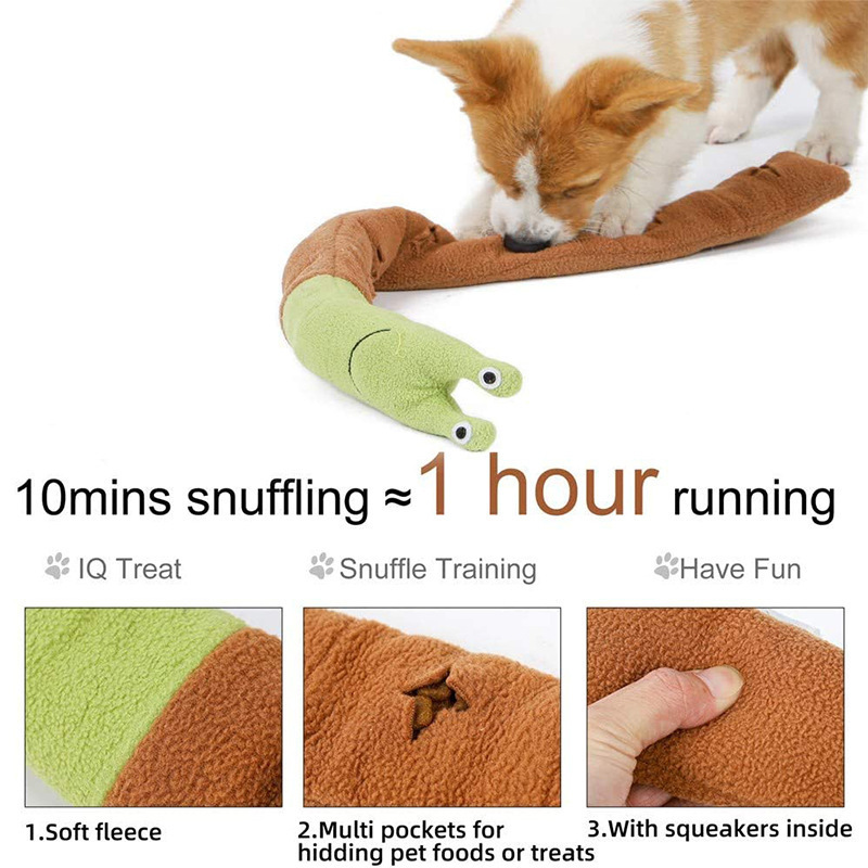 Dog Cat Snail Sniffing Puzzle  - Dog Puzzle Feeder Toy 评论和价格