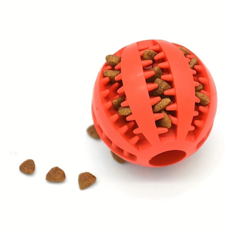 1/2pcs Dog Toy Ball Interactiv - Indestructible Dog Chew Toy 评论和价格