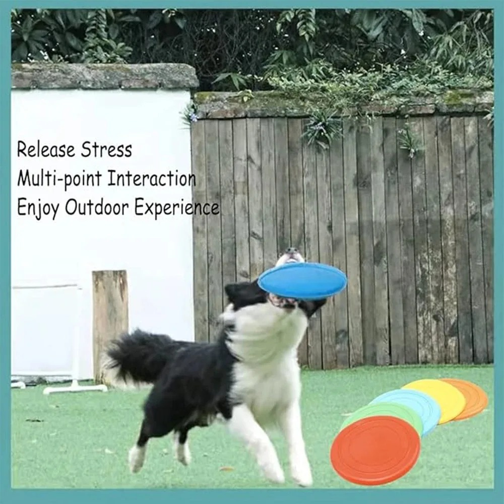 Silicone Flying Saucer Funny D - Flying Disc Dog Training Toy 评论和价格