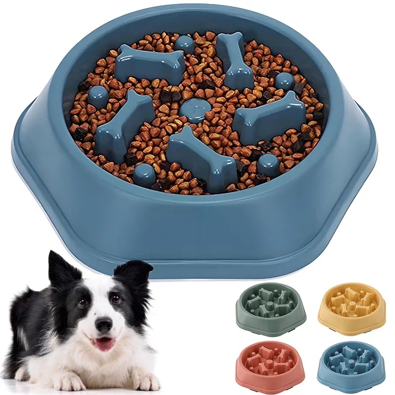 1Pc Slow Feeder Dog Bowl Anti- - Dog Puzzle Feeder Toy 评论和价格